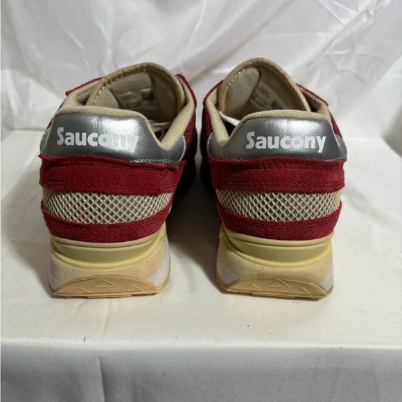 SAUCONY SHADOW S2108-730 MENS ORIGINAL Trainer Red Sand Size 9 Women’s Size 10.5